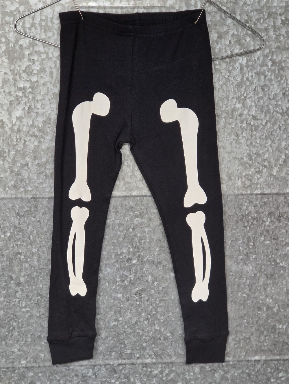 Carter's Black Glow in Dark Skeleton Print PJ Pants Toddler 4T - 2022